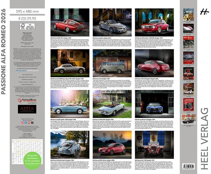 Actual product image Goinar:Passione Alfa Romeo Kalender 202