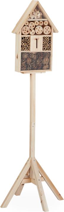 Immagine prodotto Relaxdays Casetta per insetti con piedistallo (Api, Coccinelle, Merletti)