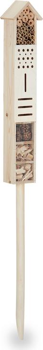 Actual product image Relaxdays Insect Hotel with Spike Stand (Lacewings, Ladybirds, Wild bees)