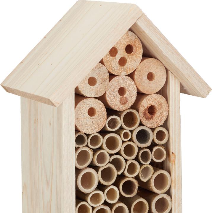 Actual product image Relaxdays Insect Hotel with Spike Stand (Lacewings, Ladybirds, Wild bees)