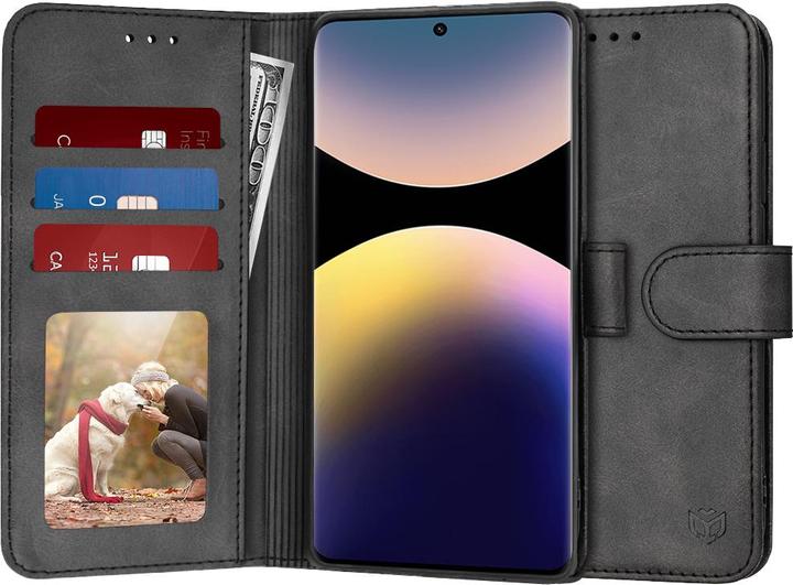 Actual product image Techsuit - Diary Book - Xiaomi Redmi Note 14 Pro 5G / Poco X7 - Black (Xiaomi Poco X7)