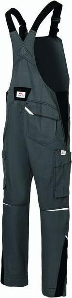 Produktbild Kübler Latzhose ICONIQ cotton anthrazit/schwarz Form 3140 Grösse 56 (56)