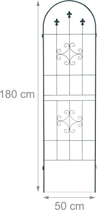 Actual product image Relaxdays Garden Trellis Set of 2 (1.50 cm, 50 cm)
