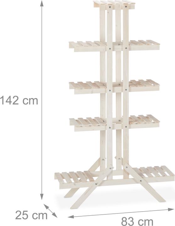 Produktbild Relaxdays Blumentreppe