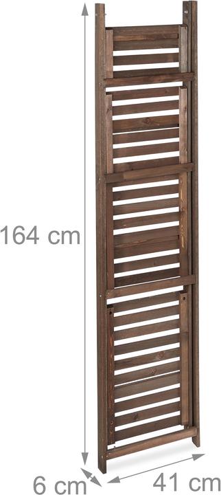 Image du produit Relaxdays Etagère escalier fleurs