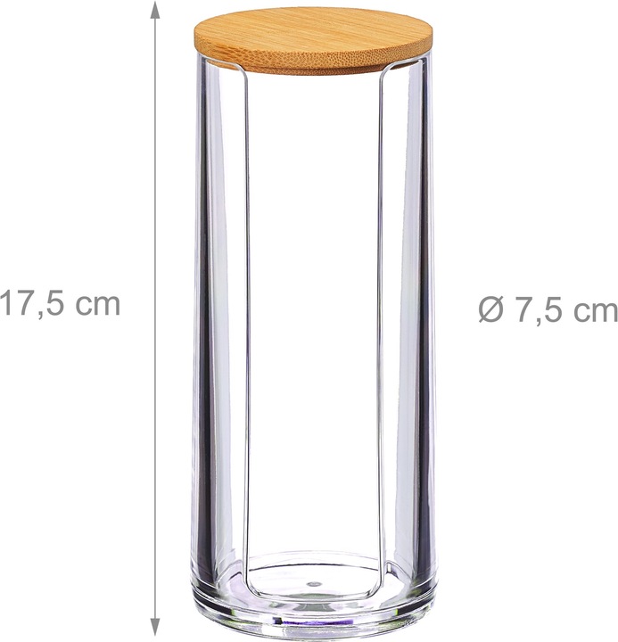 Image du produit Relaxdays Distributeur rond coton démaquillant 2