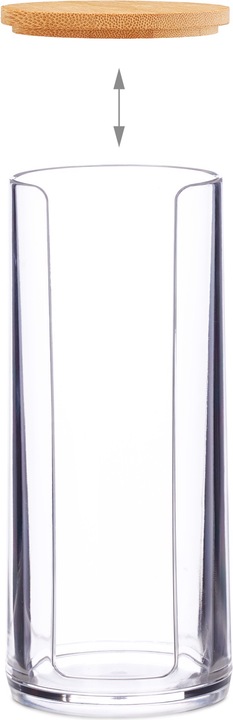 Image du produit Relaxdays Distributeur rond coton démaquillant 2