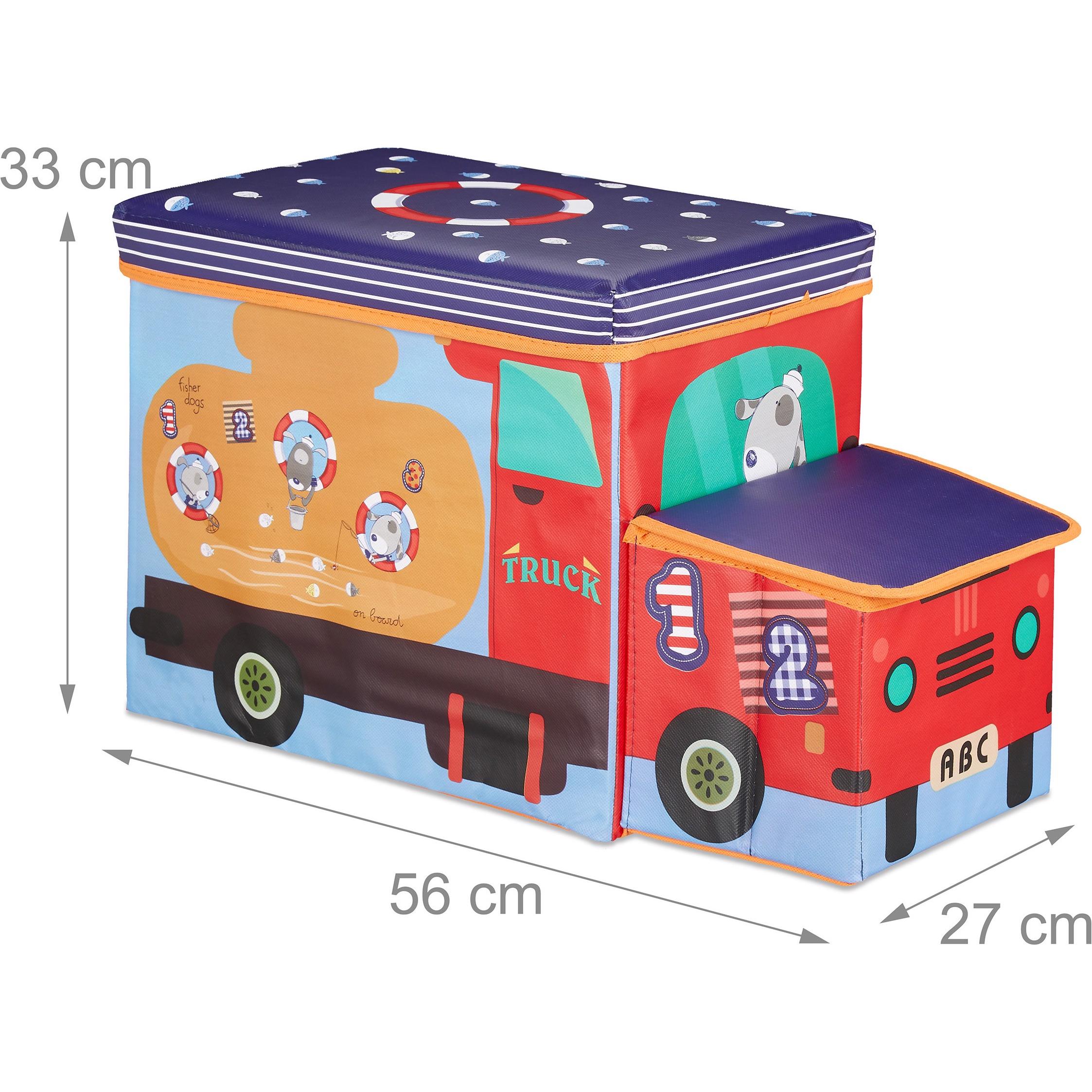 Thumbnail - Relaxdays, Spielzeugaufbewahrung, Sitzbox Kinder