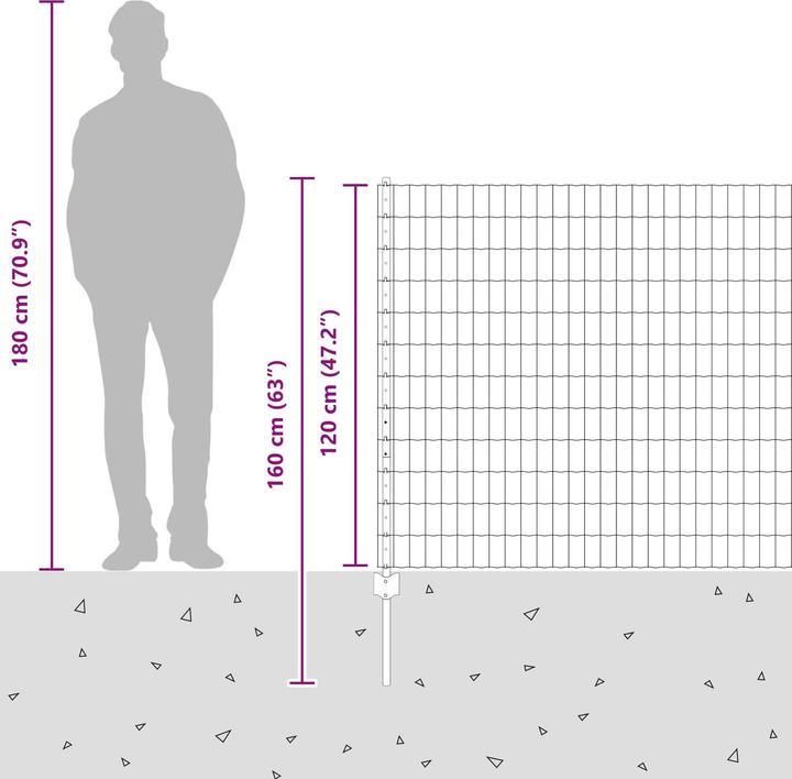 Produktbild vidaXL Aussenbarriere