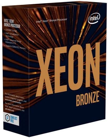 Actual product image Intel Xeon Bronze 3104 (LGA 3647, 1.70 GHz, 6 -Core)