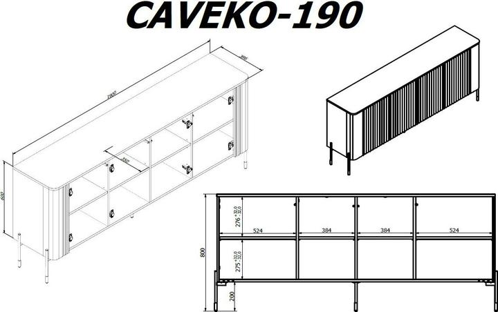 Produktbild Cama VERA 471007 (190 x 40 x 80 cm)