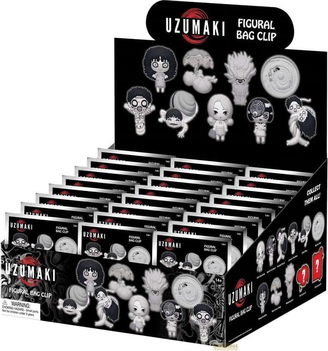 Immagine prodotto Monogram Uzumaki - Spiral Into Horror 3D PVC-Taschenanhänger Serie 1 Display (24)