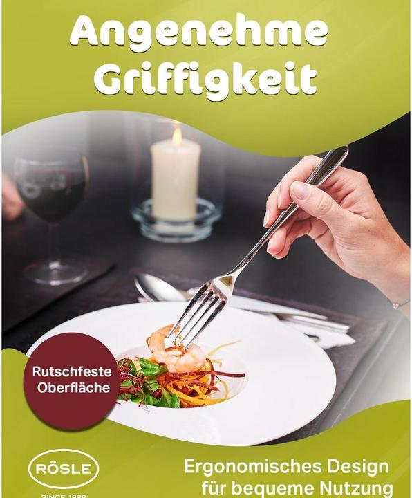 Produktbild Rösle Kaffeelöffel (60 Stk., Besteck Set)