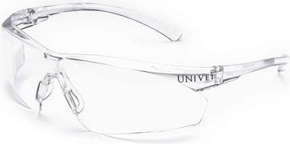 Actual product image Univet Safety spectacles 505U EN 166, EN 170 Temples clear polycarbonate