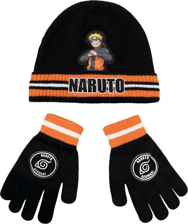 Image du produit Naruto Shippuden - Ensemble bonnet et gants - Garçon (Taille unique)