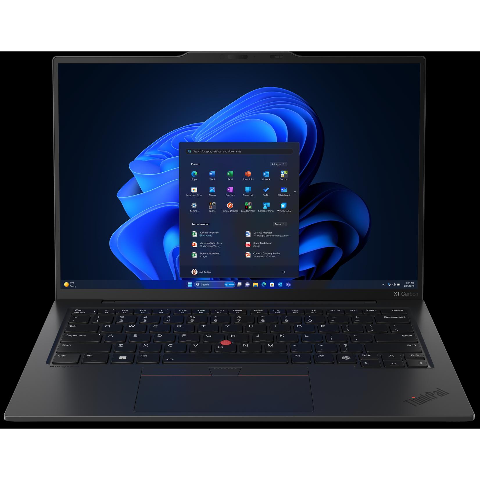 Lenovo ThinkPad X1 Carbon Gen 12 (14", Intel Core Ultra 5 125U, 16 GB, 512 GB, DE), Notebook, Schwarz