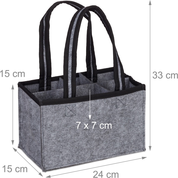 Image du produit Relaxdays Sac bouteilles