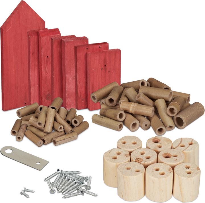 Immagine prodotto Relaxdays Casetta per Api da Assemblare, DIY (Merletti, Api, Coccinelle)