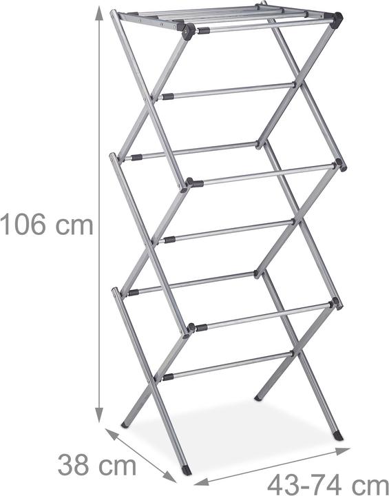 Produktbild Relaxdays Wäscheständer (1.06 m)