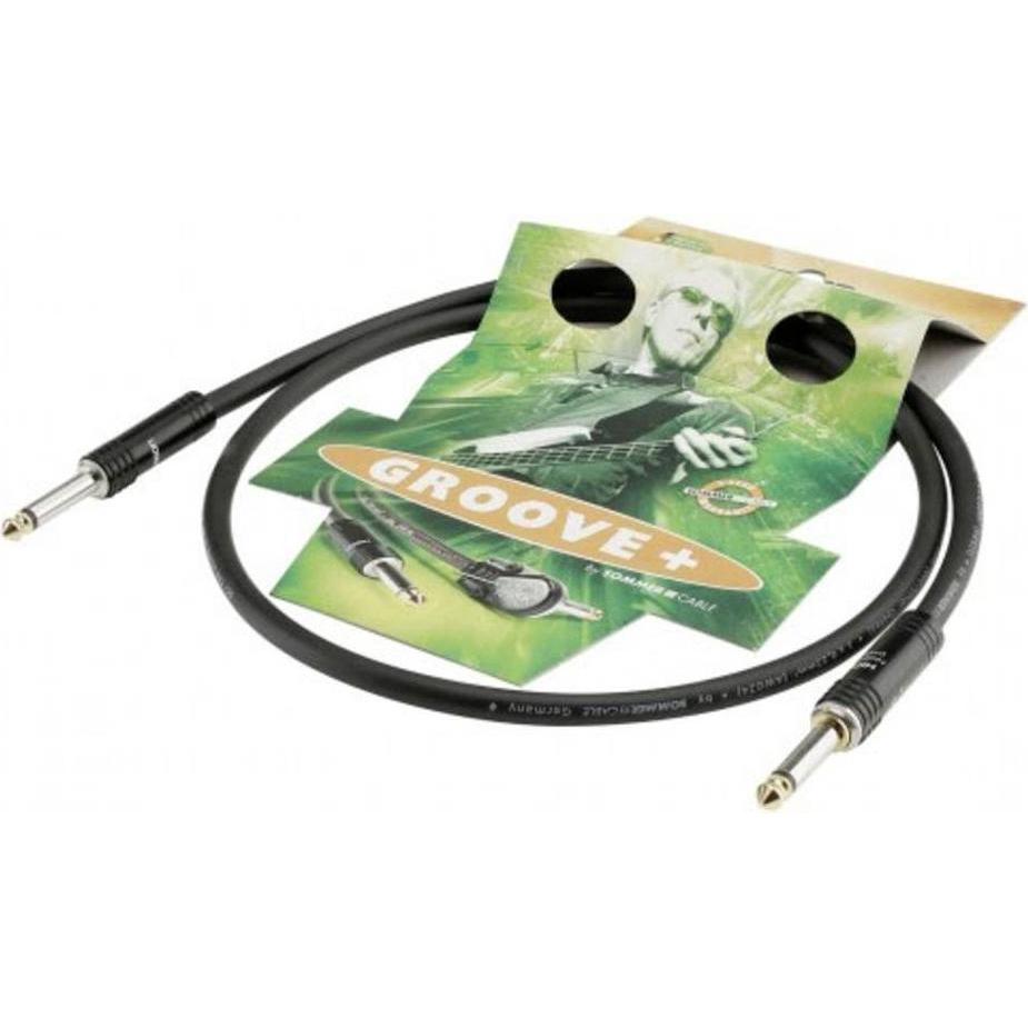 Sommer Cable S13E-0600-SW Instrumenten Anschlusskabel (1x Klinkenstecker 6.3mm (mono) - 1x Klinkens (6 m), Audio Kabel