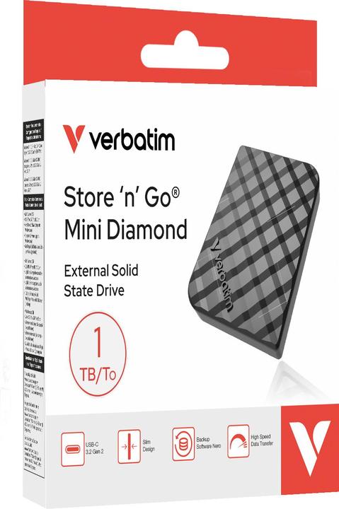 Actual product image Verbatim Store n Go Mini Diamond 1TB (1 TB)