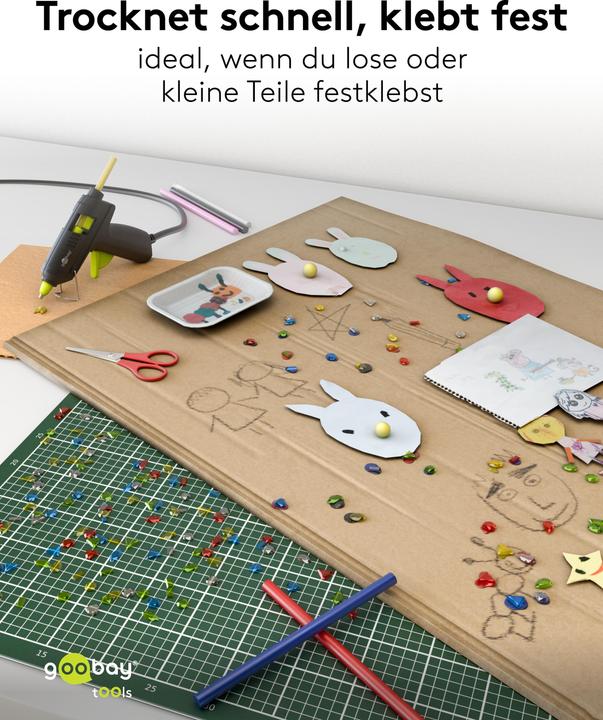 Image du produit Goobay Heissklebesticks 11 mm, 5 Farben, 10 Stk.