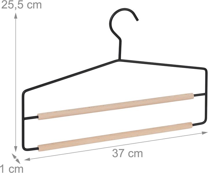 Produktbild Relaxdays Hosenbügel (3 x)