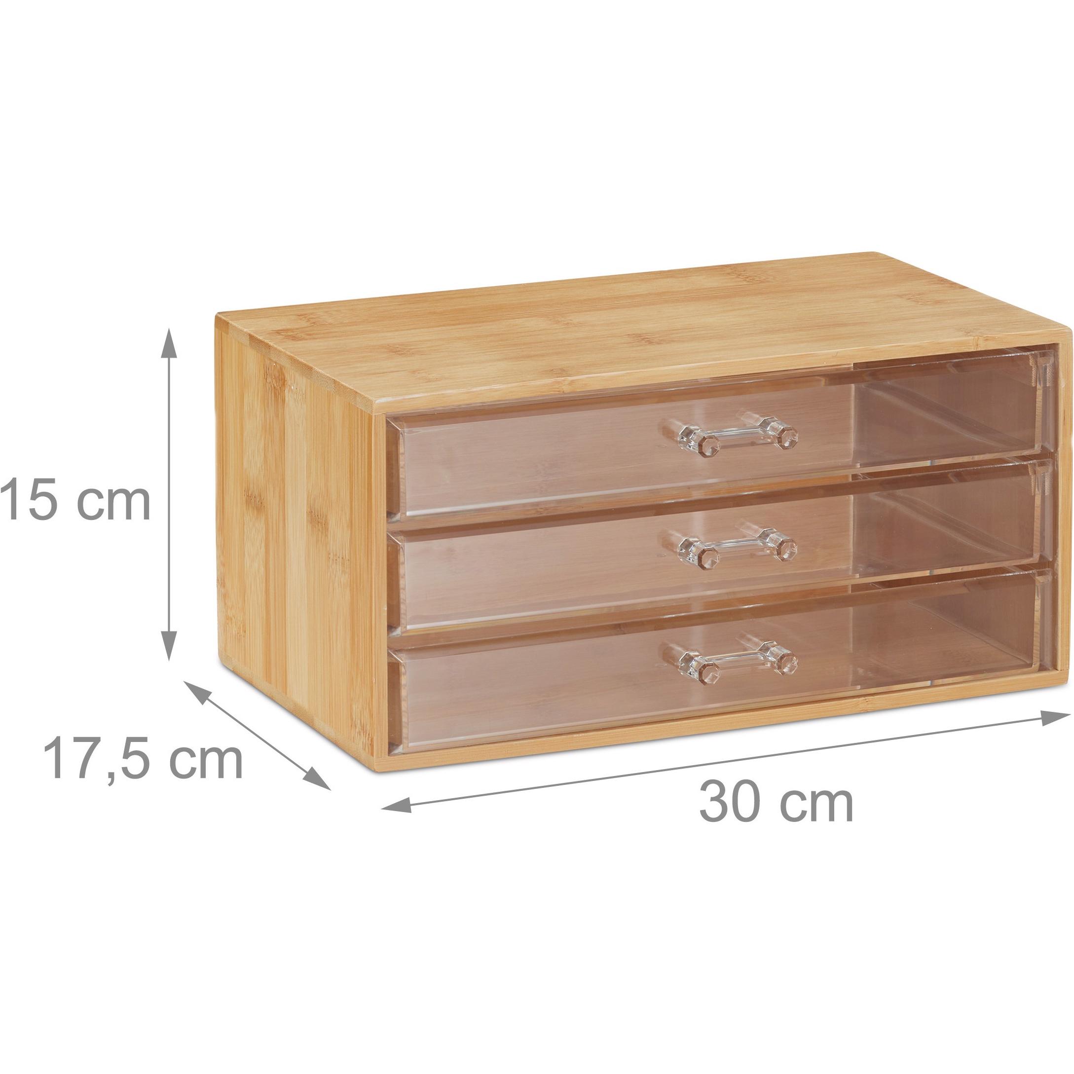 Relaxdays, Zubehör Make-up, Kosmetik Organizer