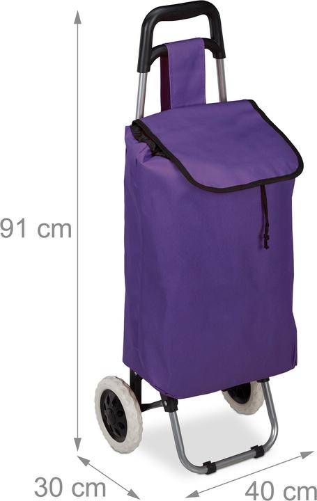 Actual product image Relaxdays Shopping Trolley, Tote