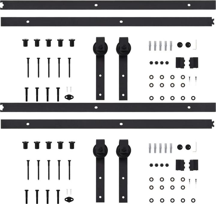 Produktbild vidaXL Schiebetüren-Set