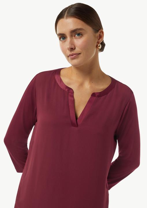 Produktbild Comma T-Shirt Shirt mit Satinblende im Fabricmix (34)