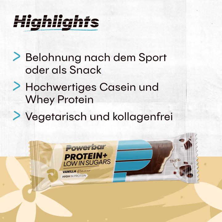 Produktbild Powerbar Protein Plus Low Sugar (Vanille, 16 Stk., 560 g)