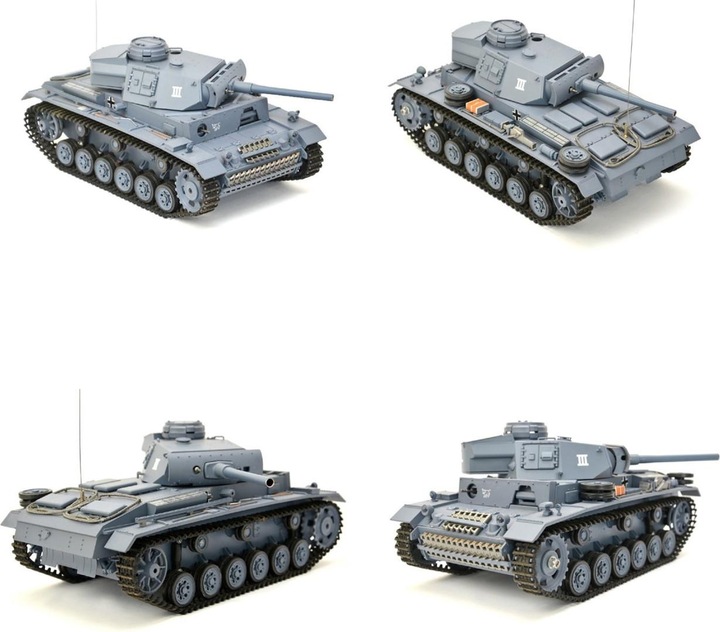 Produktbild Es-toys Heng Long RC Panzer Kampfwagen III Gen.6 (RTR Ready-to-Run)