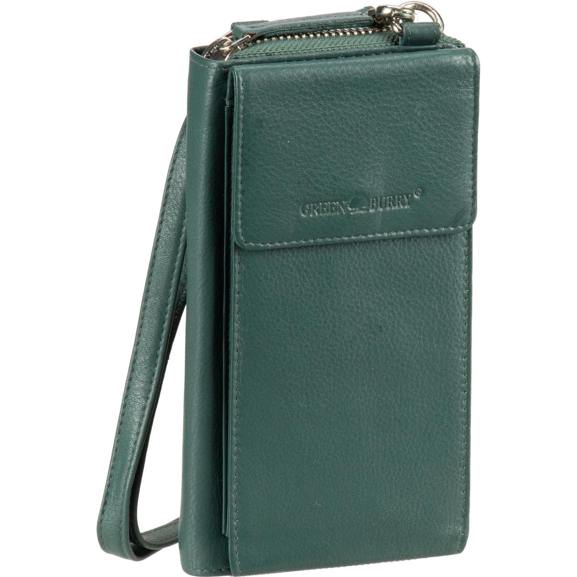 Greenburry, Handtasche, Umhängetasche Nappa 1569, Grün