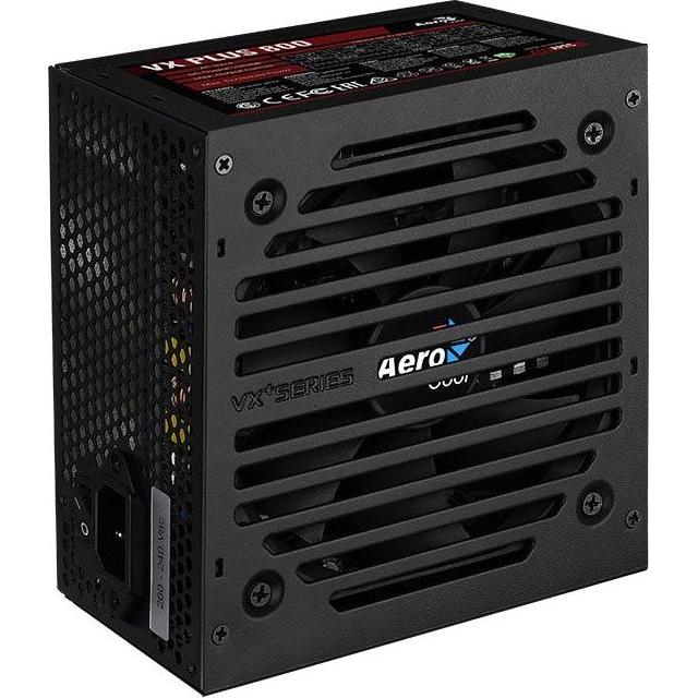 AeroCool VX PLUS 800 Netzteil 800 W 20+4 pin ATX ATX Schwarz (800 W), PC Netzteil, Schwarz