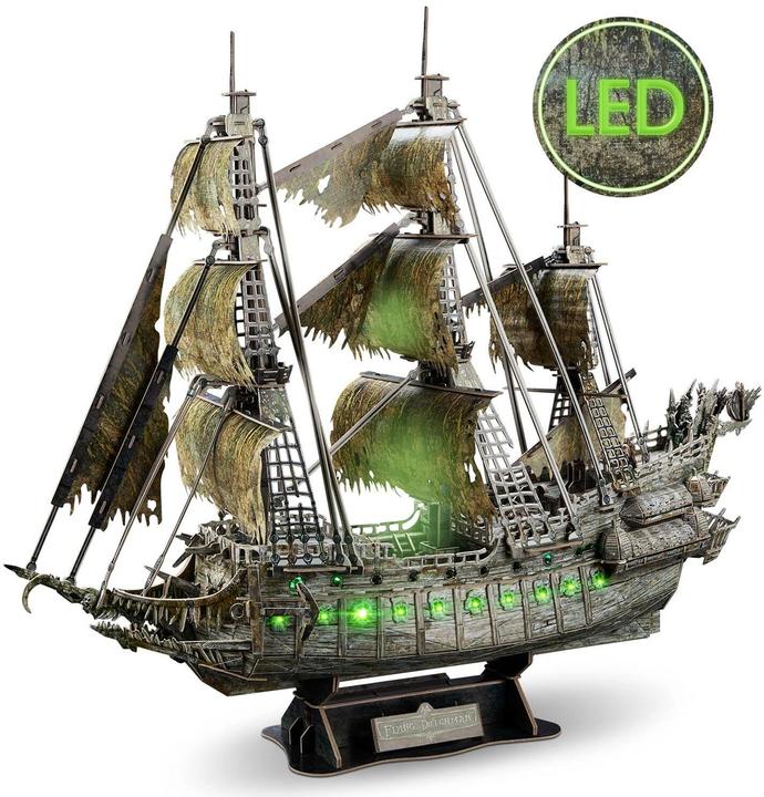 Actual product image Cubicfun 3D Puzzle Flying Dutchman LED 360 Teile (360 pieces)