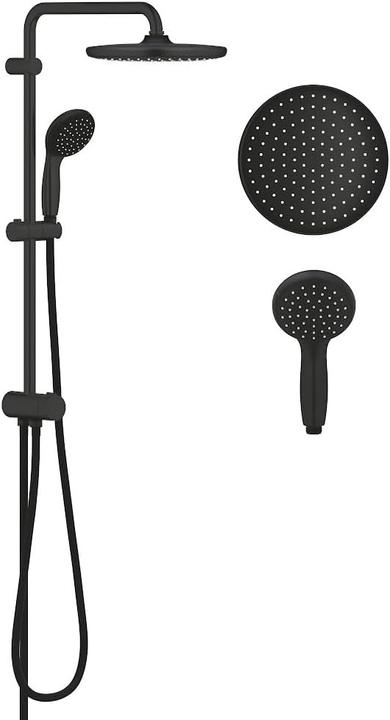 Immagine prodotto Grohe Vitalio Start 250 QuickFix Duschsystem, mit Umstellung, Renovierungs-Set, mattschwarz