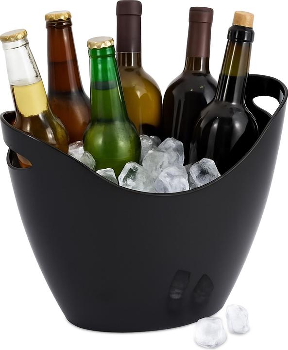 Actual product image Relaxdays Eiseimer 8l schwarz