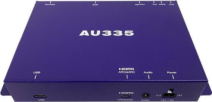 Actual product image BrightSign AU335 Digital Signage Audio Player (USB, GPIO, Ethernet, Dolby Atmos, 24-bit)