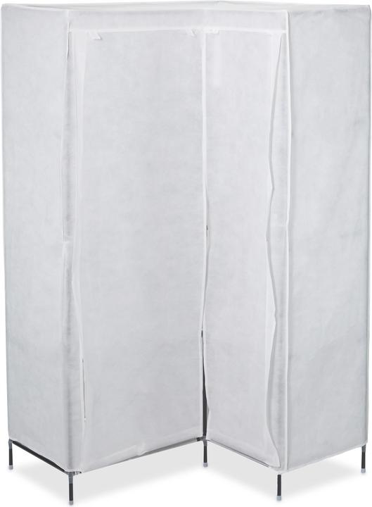 Image du produit Relaxdays Armoire de coin, en tissu (100 x 83 x 169 cm)