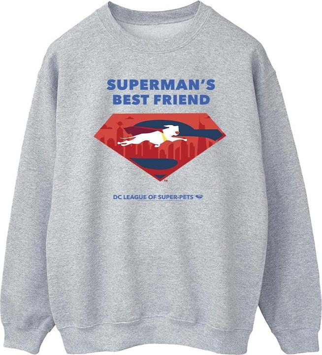 Actual product image Mens DC League Of Super-Pets Superman's Best Friend Sweatshirt (L)