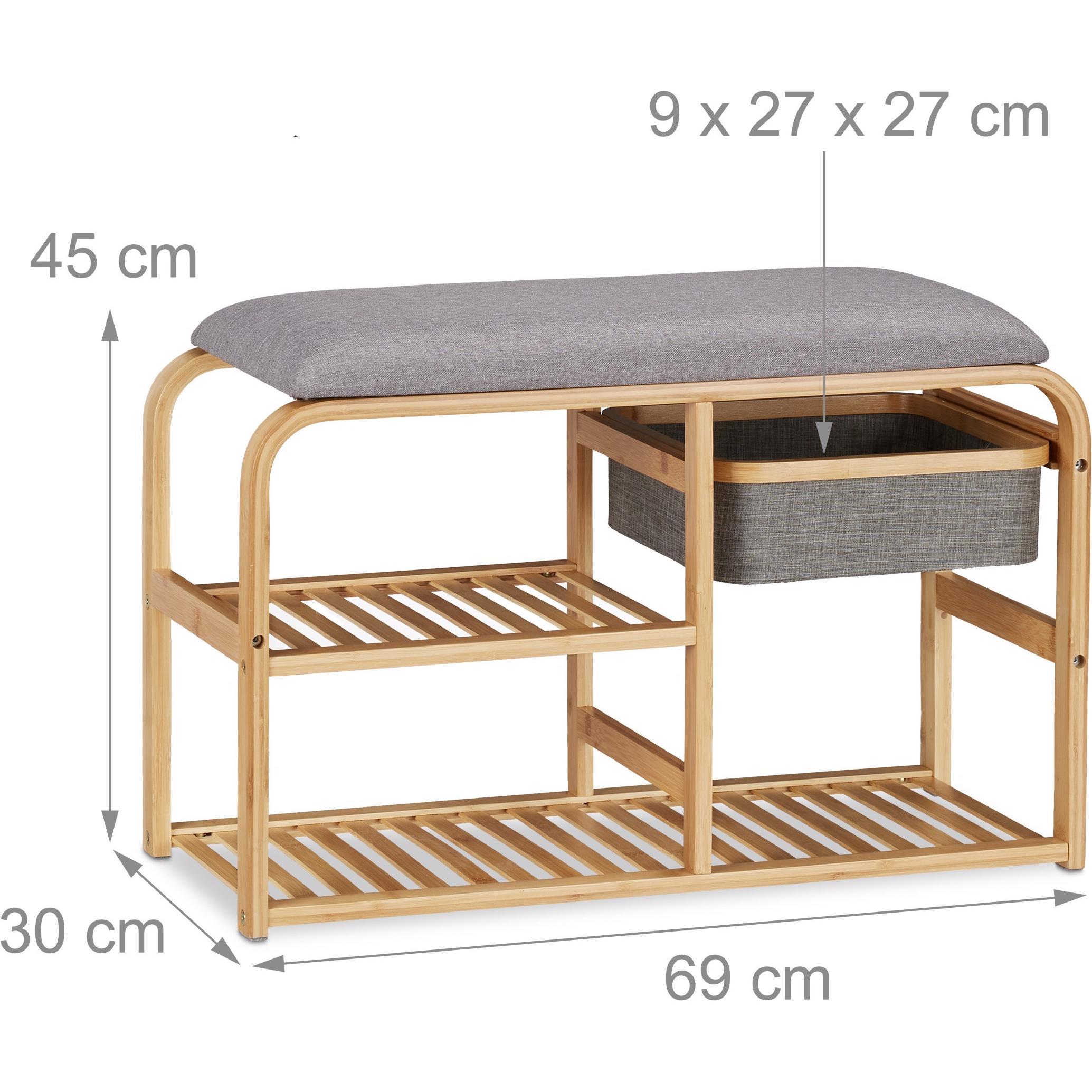 Thumbnail - Relaxdays, Schuhschrank, Cal (69 x 30 x 45 cm)