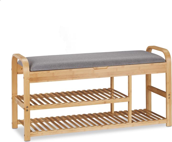 Image du produit Relaxdays Banc chaussures (100.5 x 33 x 50 cm)