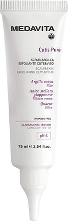Actual product image Medavita Cutis Pura Clay Scrub for Scalp and Face