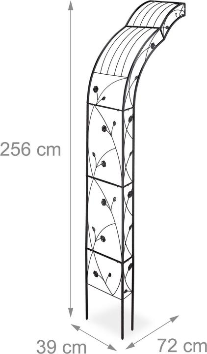 Productafbeelding Relaxdays Rozenboog (72 cm, 39 cm)