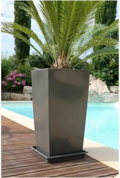 Actual product image Riviera Blumentopf Nuance karriert 29 x 29 x 52 cm 29 x 29 cm (29 x 29 x 52 cm)