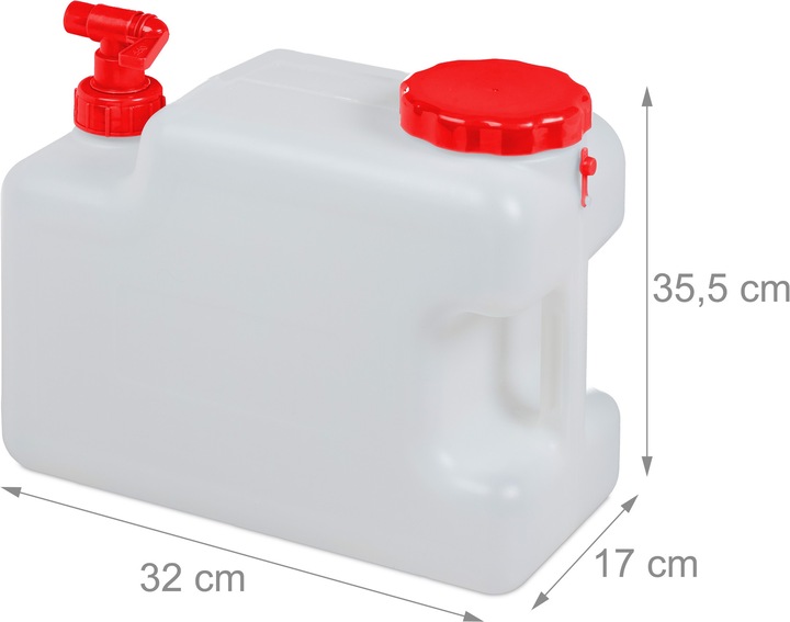 Immagine prodotto Relaxdays Tanica d'acqua, rubinetto