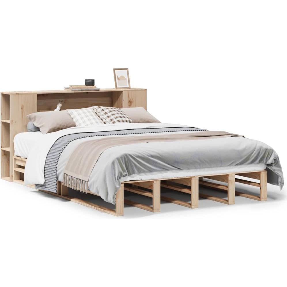 VidaXL, Bett, Bett mit Regal ohne Matratze (150 x 200 cm)