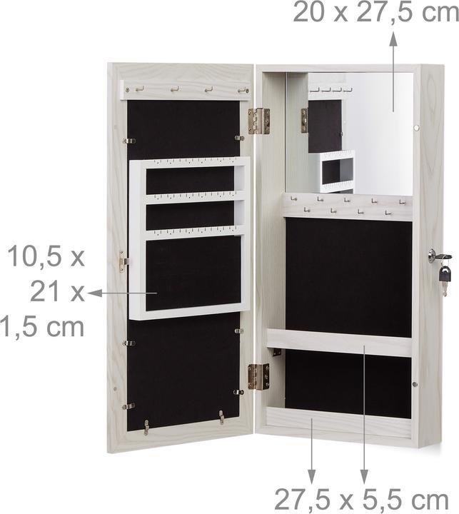 Produktbild Relaxdays Schmuckschrank