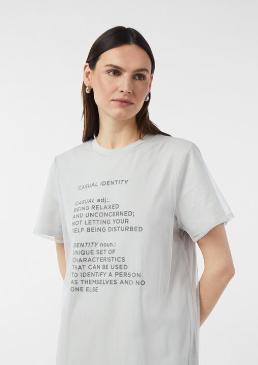 Immagine prodotto Comma Kleid T-Shirt-Kleid mit Mesh-Layer (38)